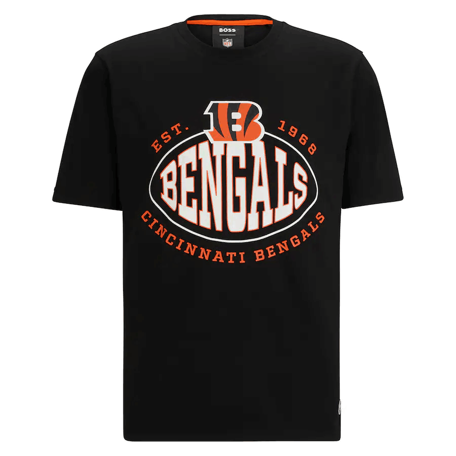 Men's Cincinnati Bengals Black BOSS X Trap T-Shirt